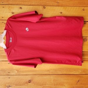 Phiten X30 Dri Fit Crew Neck Short Sleeve Red Medium nwot